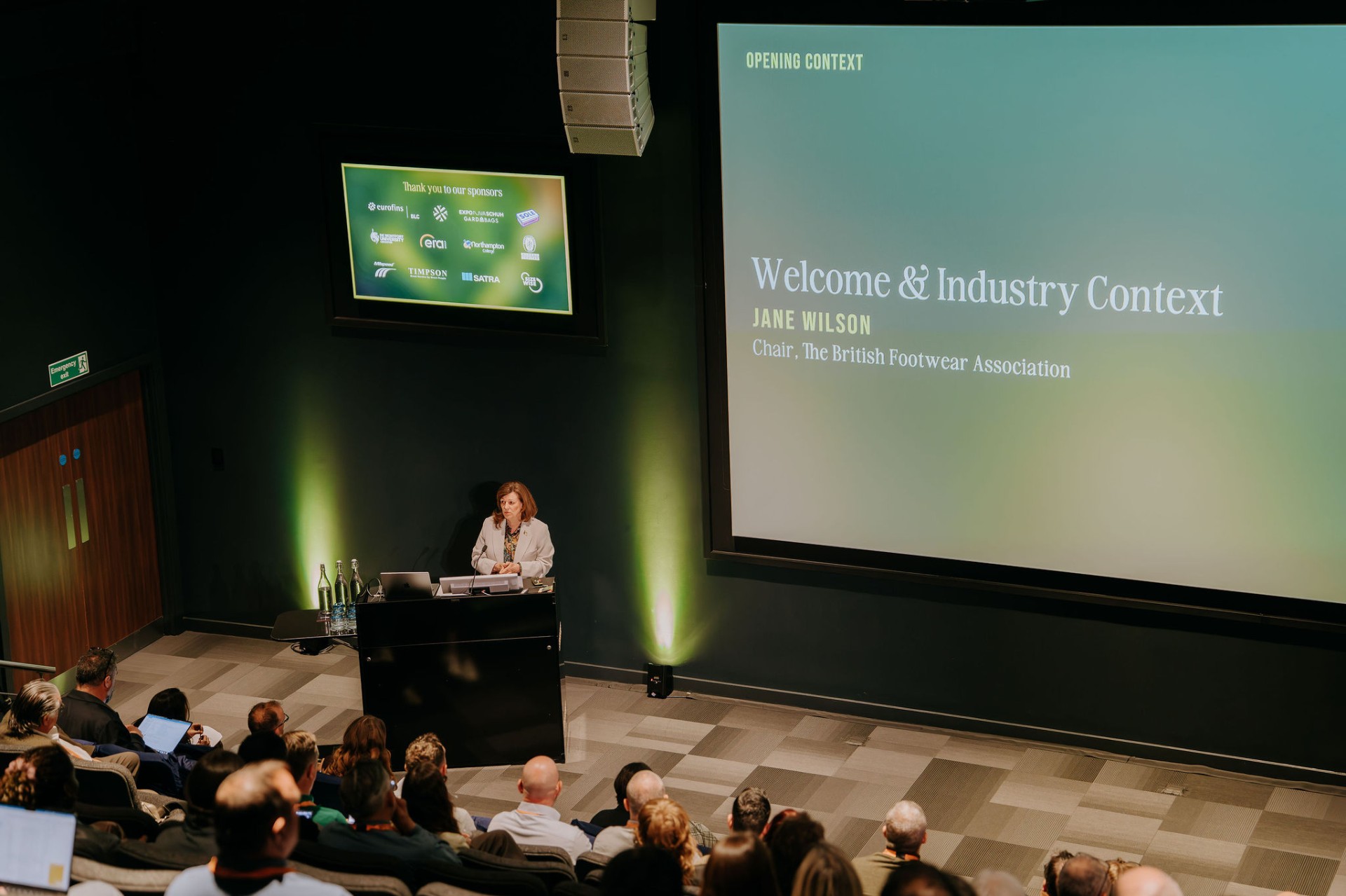 Jane Wilson opening the summit with Welcome & Industry Context